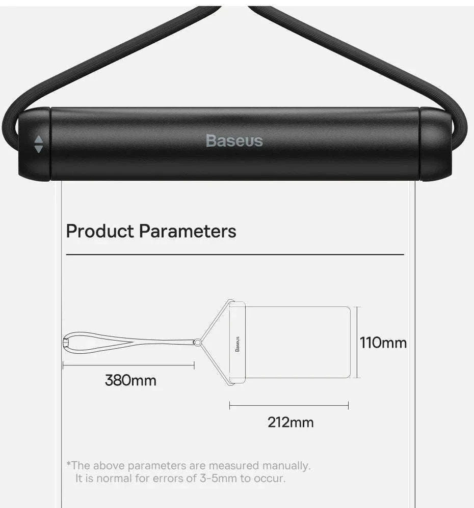 Waterproof Phone Bag for Phones Under 7.2 Inches-WHITE / Size Under 7.2 Inch