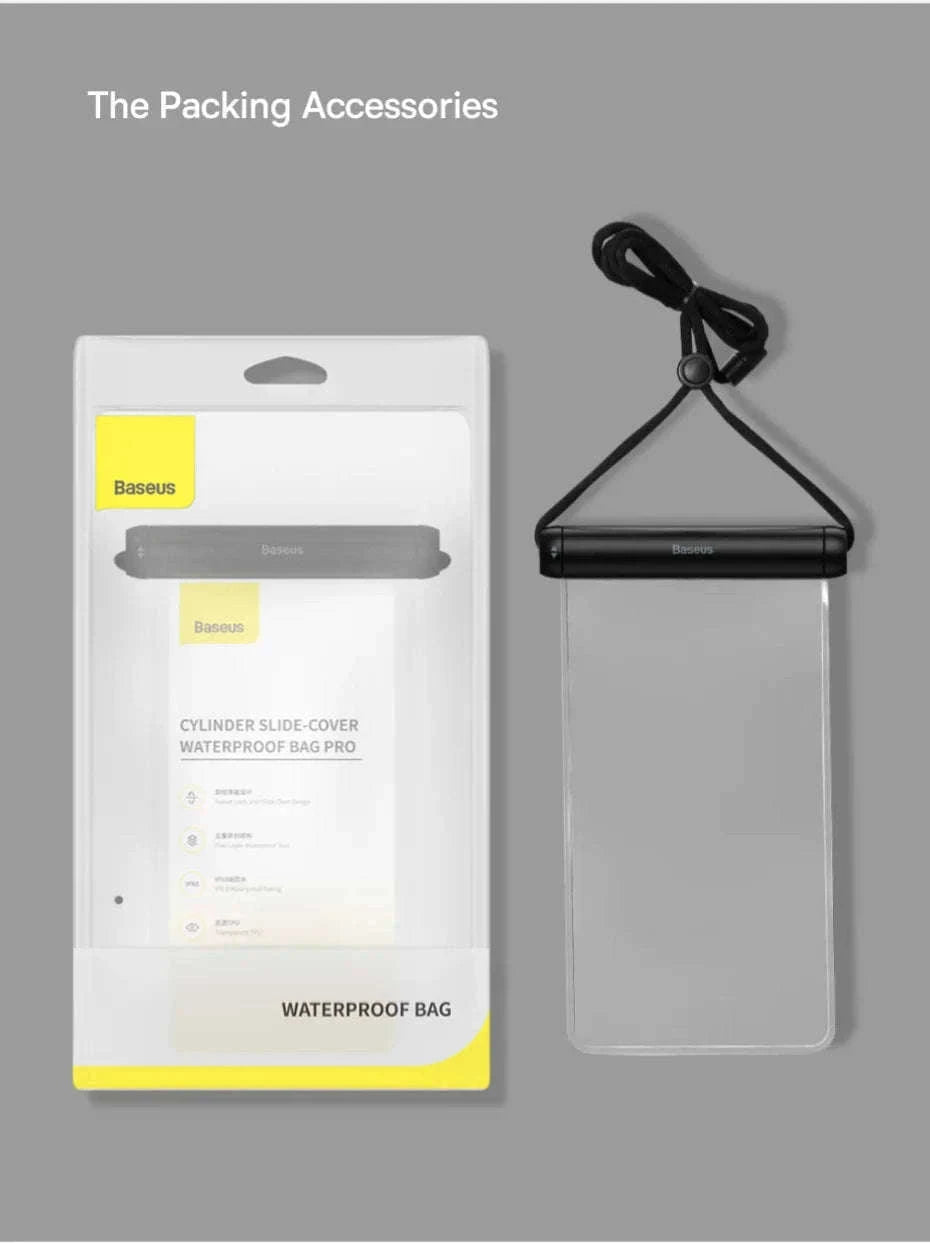 Waterproof Phone Bag for Phones Under 7.2 Inches-WHITE / Size Under 7.2 Inch