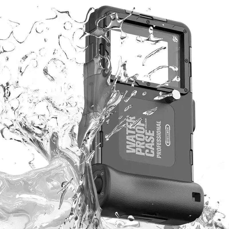 Waterproof Phone Case for Diving, Fits Phones up to 6.9-inch-D / for phone series(6.9") / Case & Strap|PC