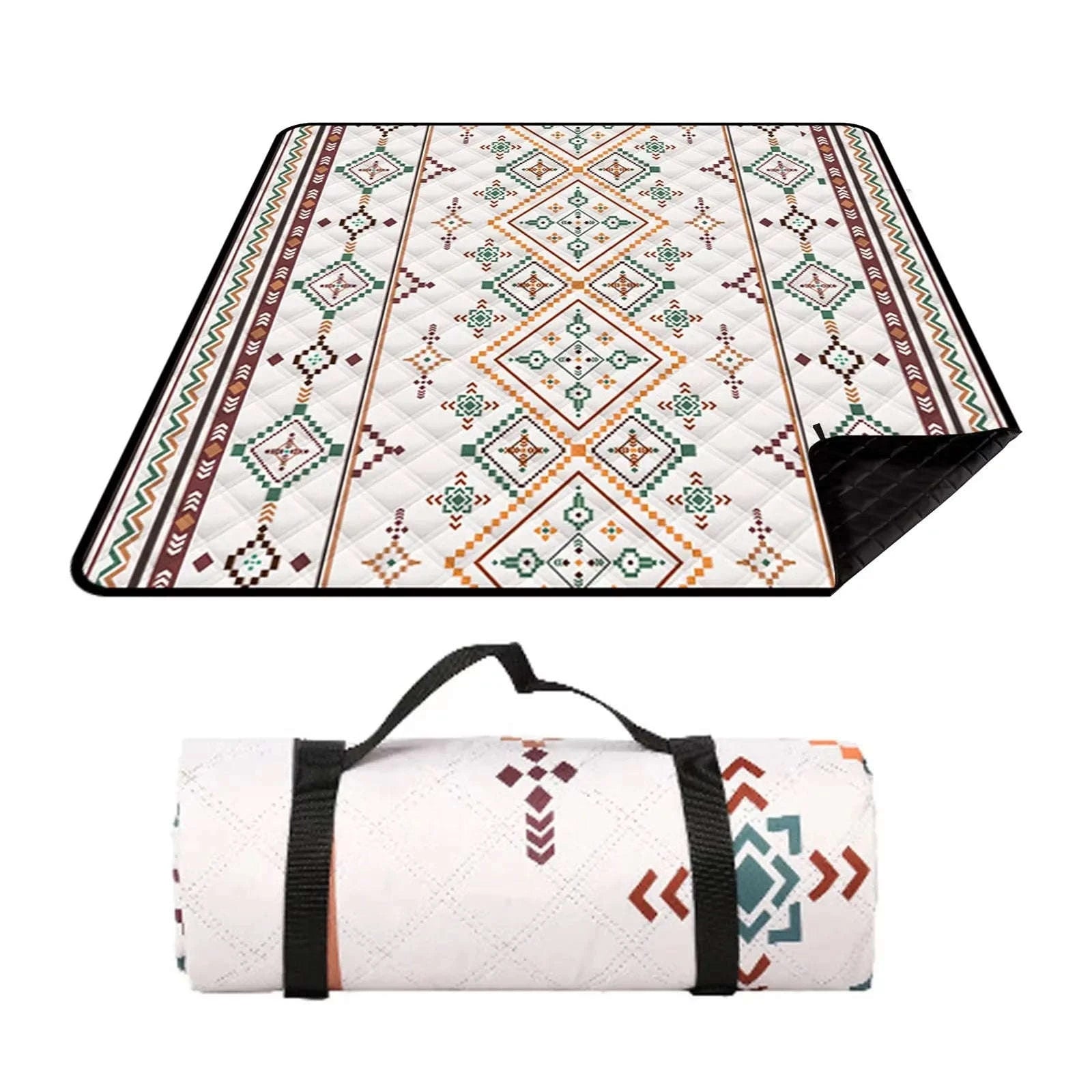 Waterproof Picnic Blanket – Large Outdoor Beach & Camping Mat-Platonist style / 200cm*200cm / China Mainland
