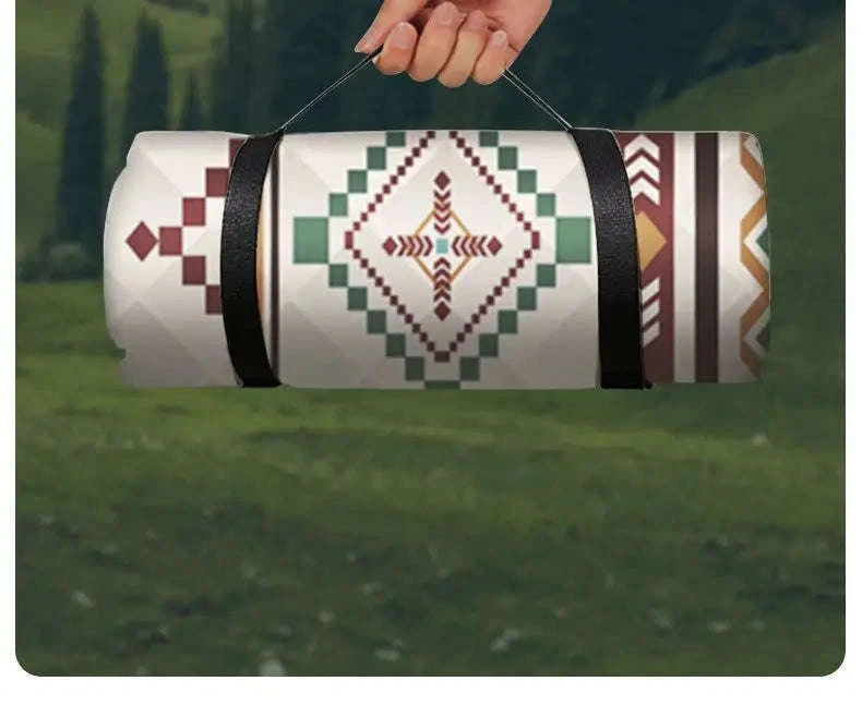 Waterproof Picnic Blanket – Large Outdoor Beach & Camping Mat-Platonist style / 200cm*200cm / China Mainland