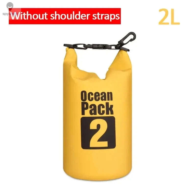 Waterproof PVC Dry Bag for Kayaking & Outdoor Adventures-A6 2L-No straps
