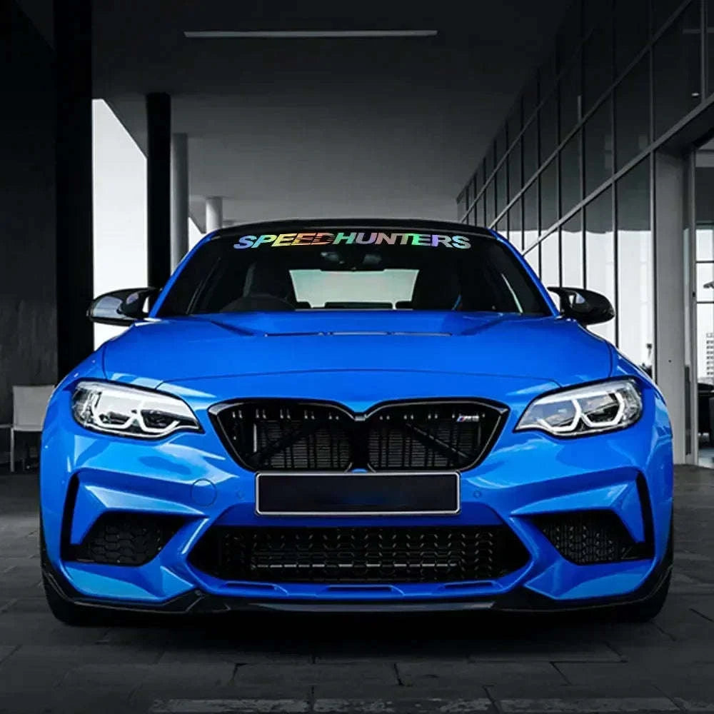 Waterproof Racing Car Vinyl Sticker 100x10cm-100x10 cm / Colorful Laser