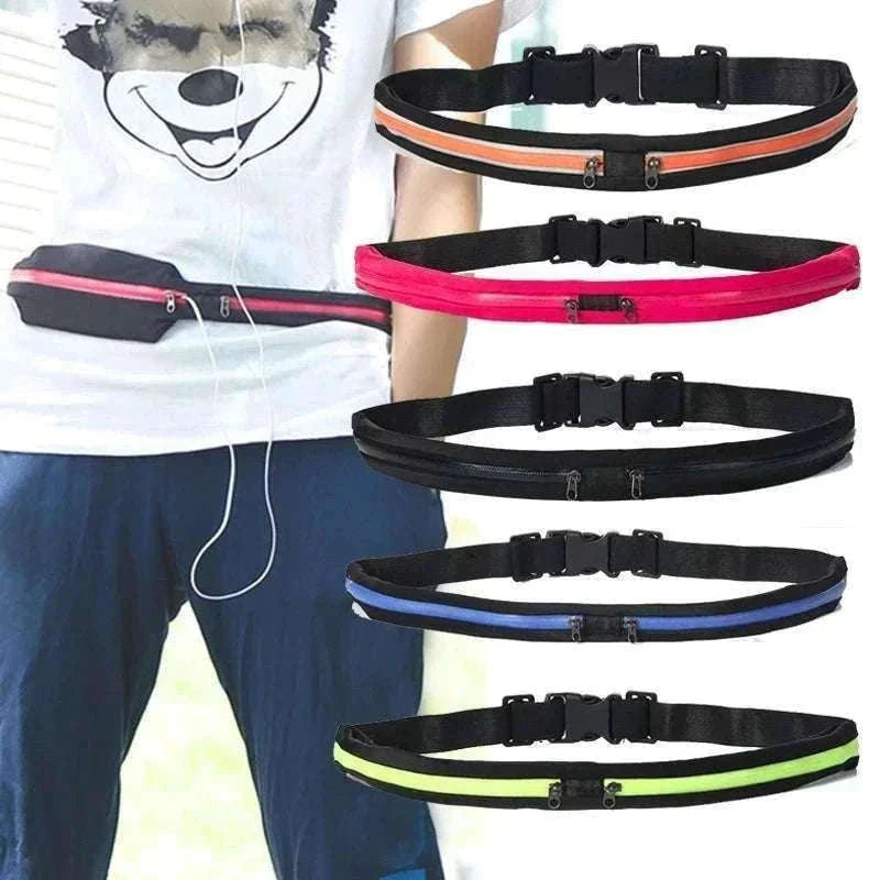Waterproof Running Waist Pack for Secure, Bounce-Free Storage-B style Rose / CHINA