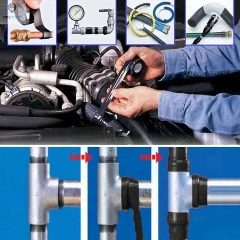 Waterproof Seal Tape – Super Strong Silicone Repair Tape for Fast Leak Fixes-Green / 1.5m / 25mm