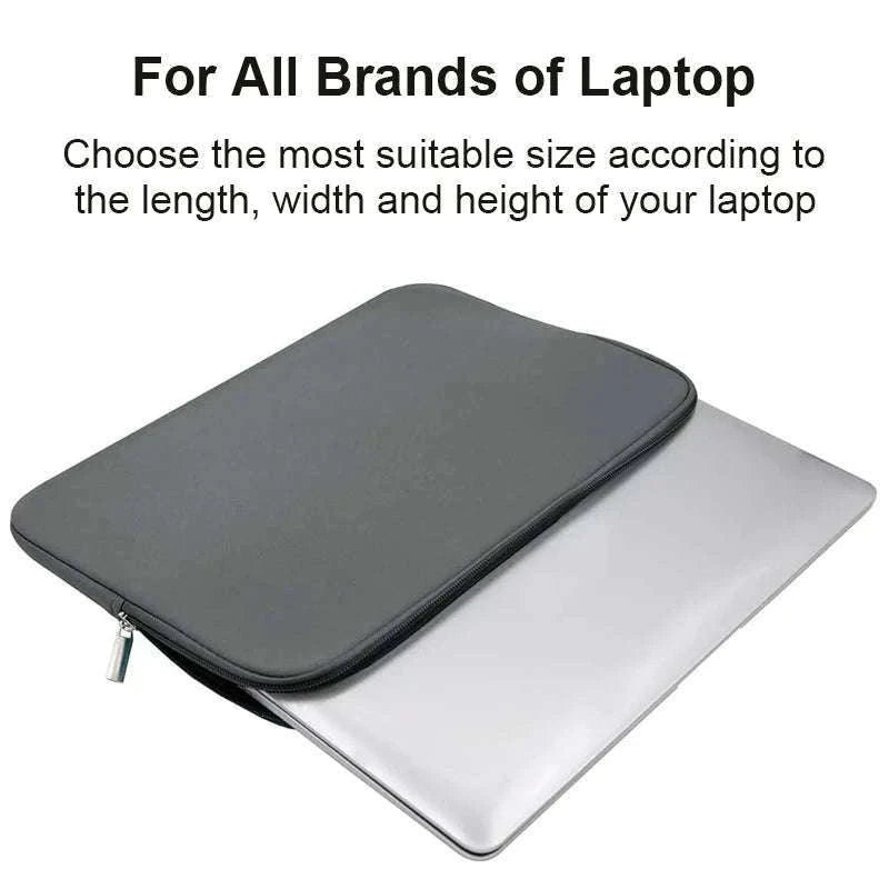 Waterproof Shockproof Laptop Sleeve for Daily Protection-Black / For 15.6 Inch