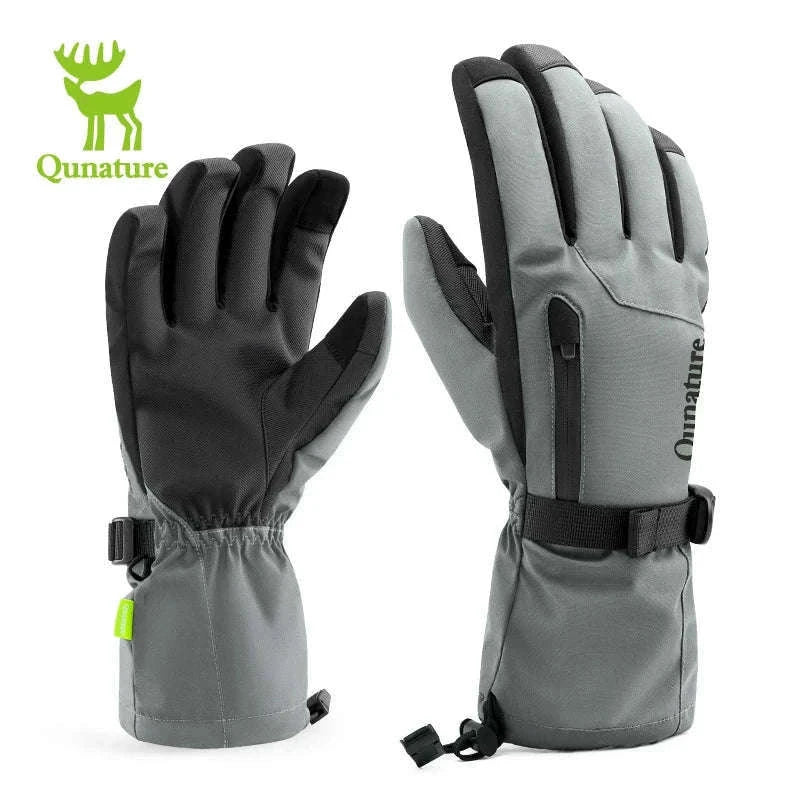 Waterproof Ski Gloves with Touchscreen & Anti-Slip Grip-014-S347-PK / XL