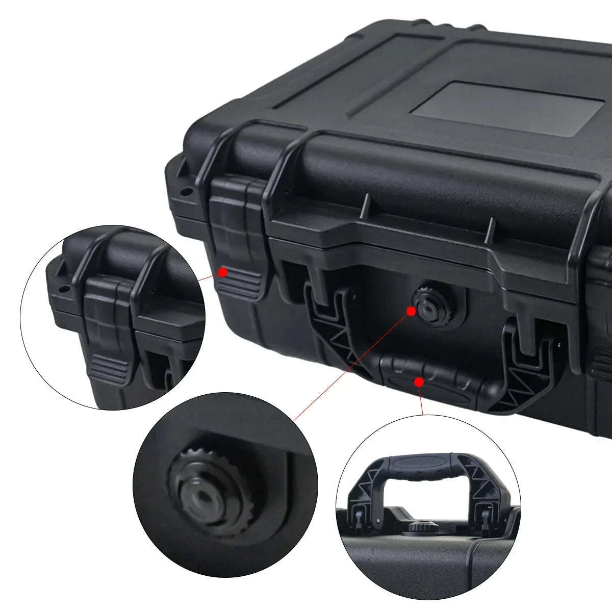 Waterproof Tool Case with Pre‑Cut Sponge Inserts-363x290x136mm