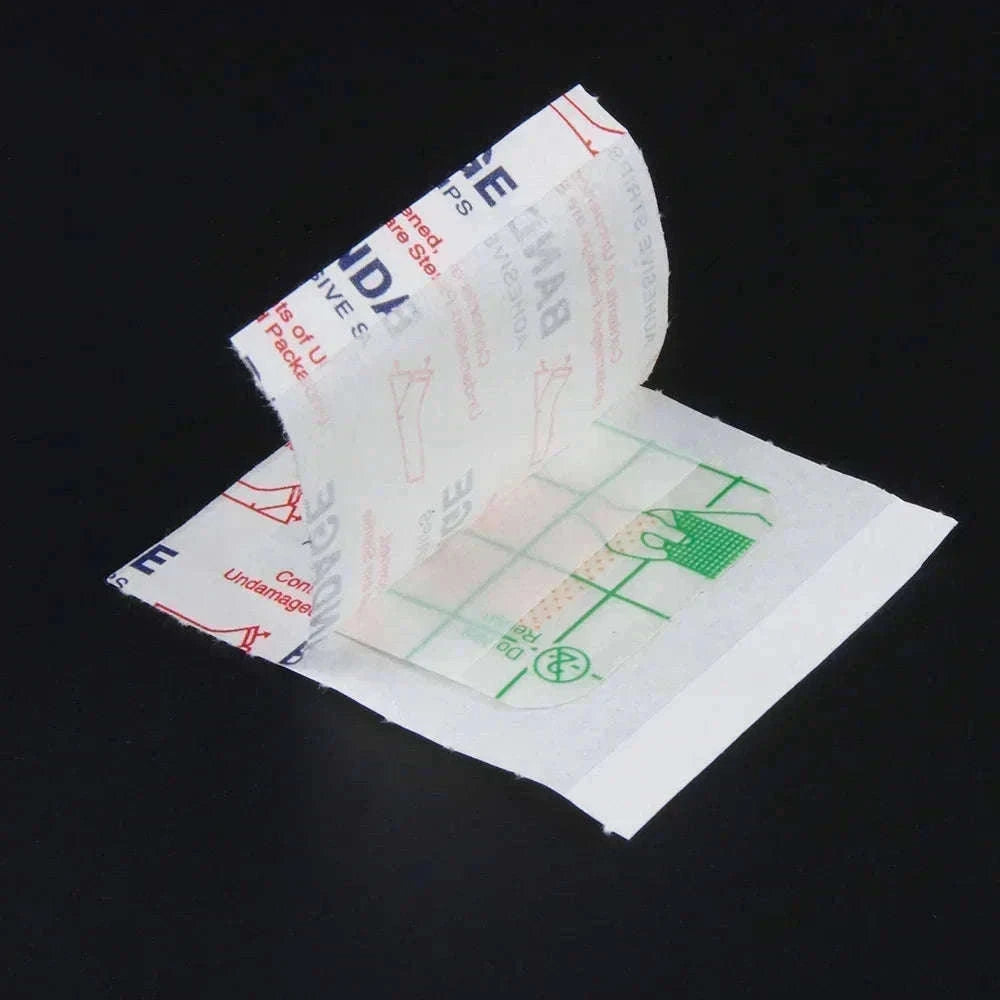 Waterproof Wound Plaster Bandages, 50 Pack PU Fabric-50pcs 72x19mm