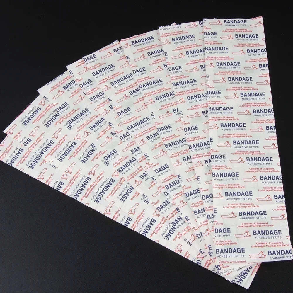 Waterproof Wound Plaster Bandages, 50 Pack PU Fabric-50pcs 72x19mm