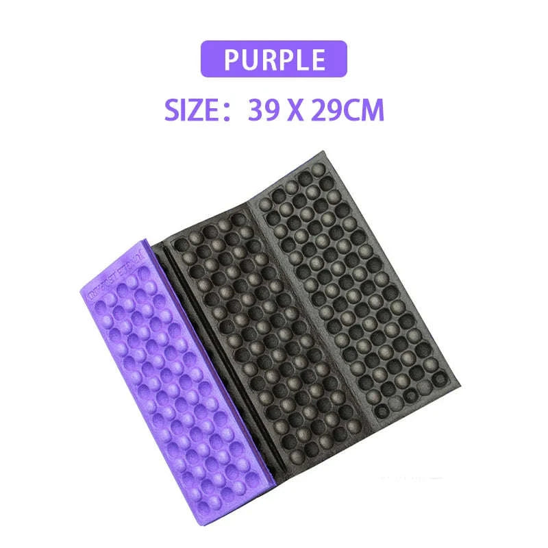 Waterproof XPE Camping Foam Pad for Outdoor Seating-purple