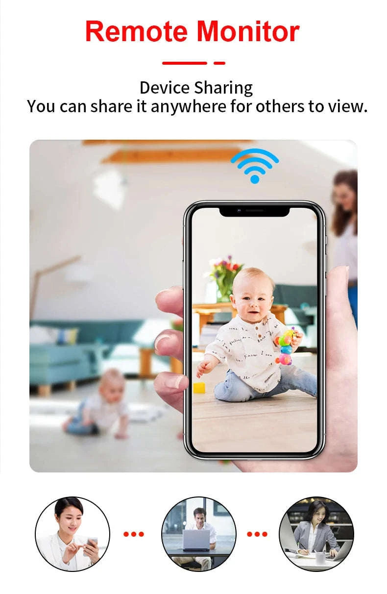 WD7 Mini Camera HD WiFi Camcorder with Night Vision-With Wifi / Plus 32GB TF Card