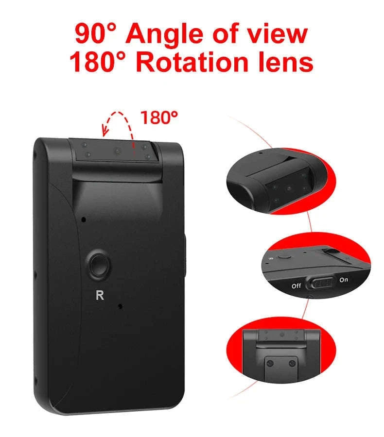 WD7 Mini Camera HD WiFi Camcorder with Night Vision-With Wifi / Standard(No TF Card)