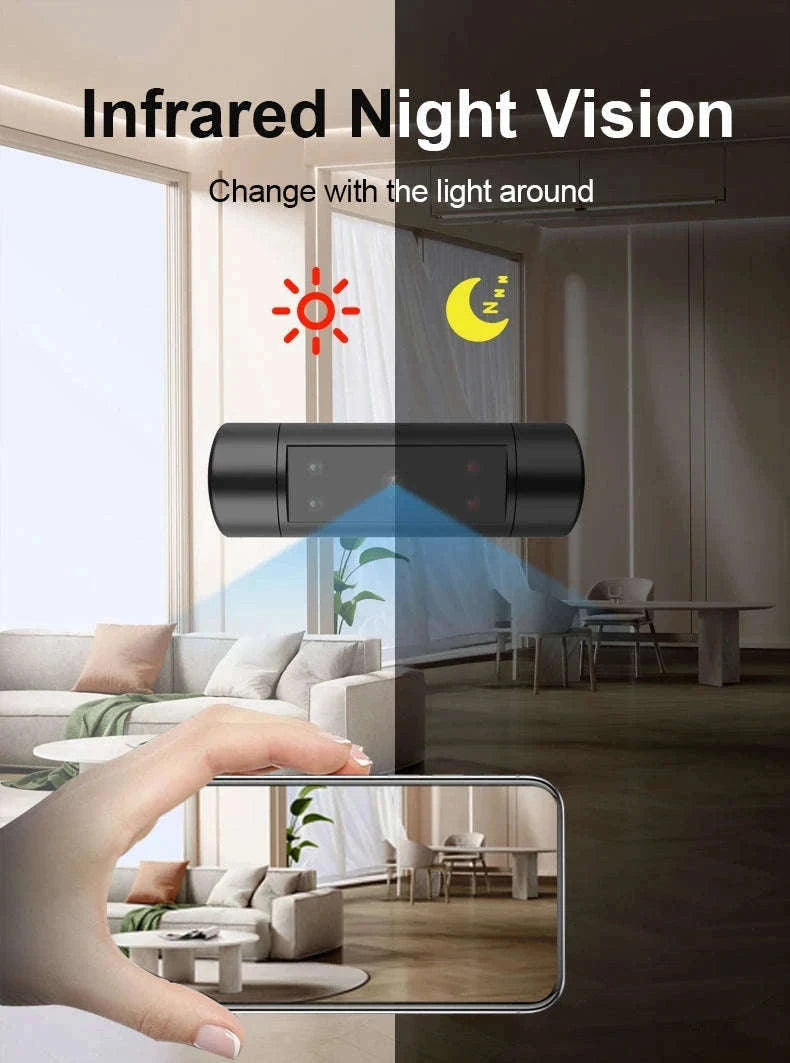 WD7 Mini Camera HD WiFi Camcorder with Night Vision-With Wifi / Standard(No TF Card)
