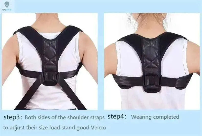 Wearable Back Alignment System for Daily Posture Support-black M