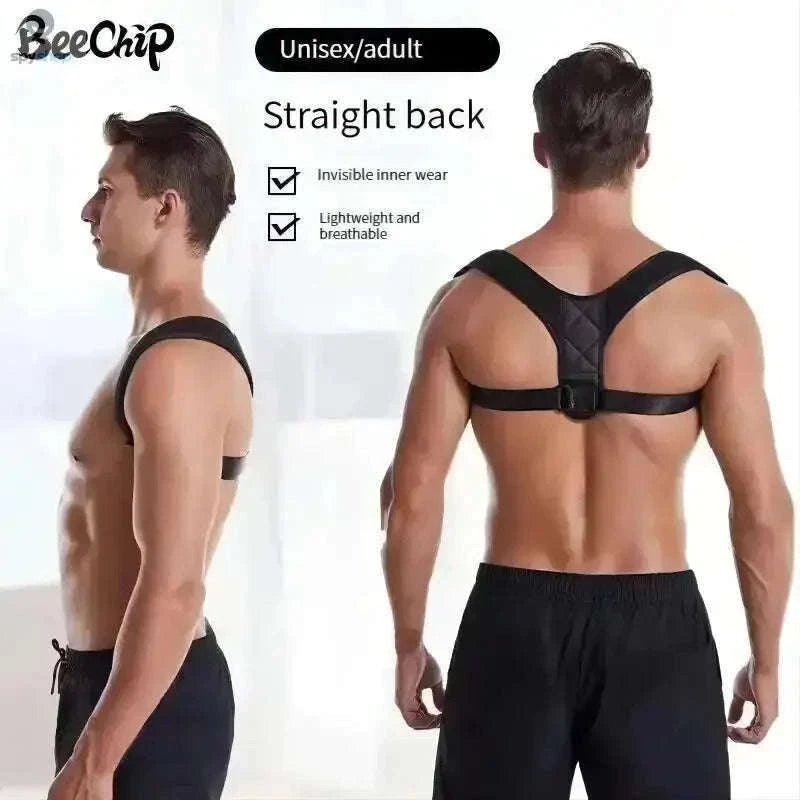Wearable Back Alignment System for Daily Posture Support-black M