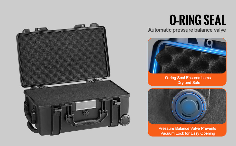 IP67 Waterproof Hard Case with Custom Foam & Secure Lock Design