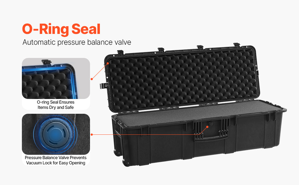 IP67 Waterproof Hard Case with Custom Foam & Secure Lock Design