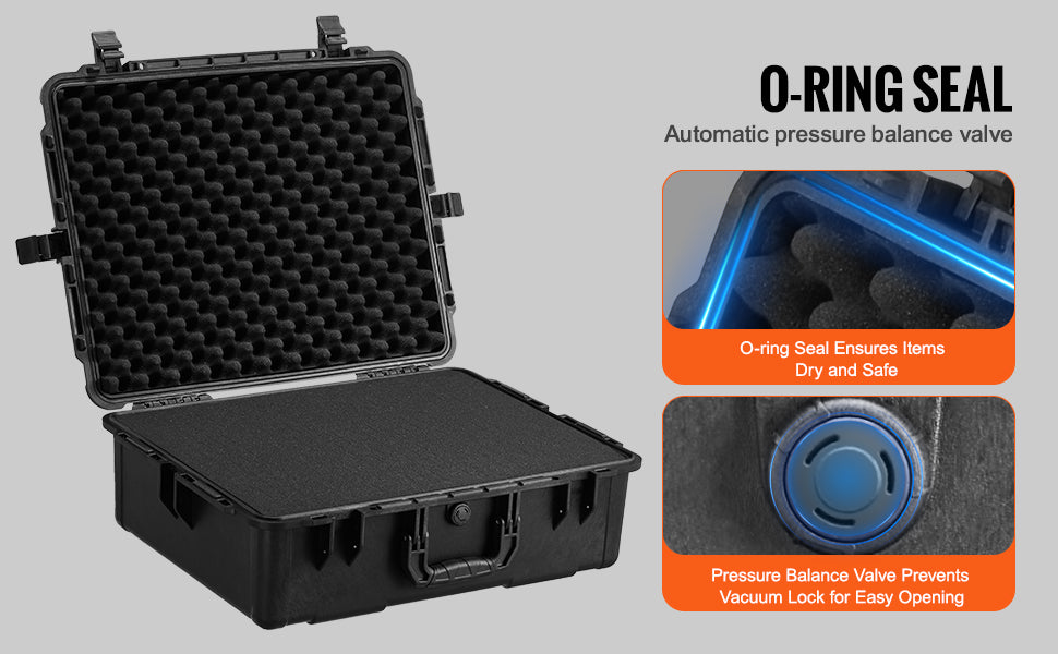 IP67 Waterproof Hard Case with Custom Foam & Secure Lock Design