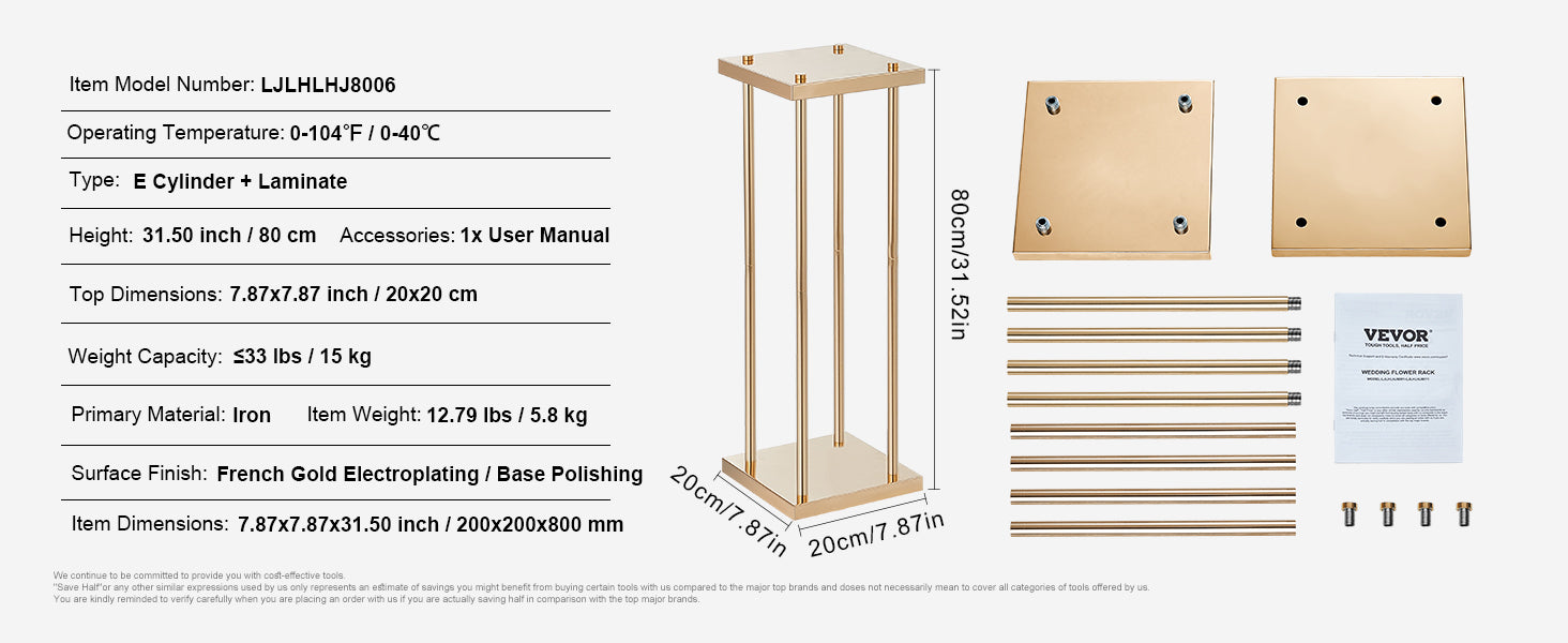 Wedding Flower Stand Floral Display Rack