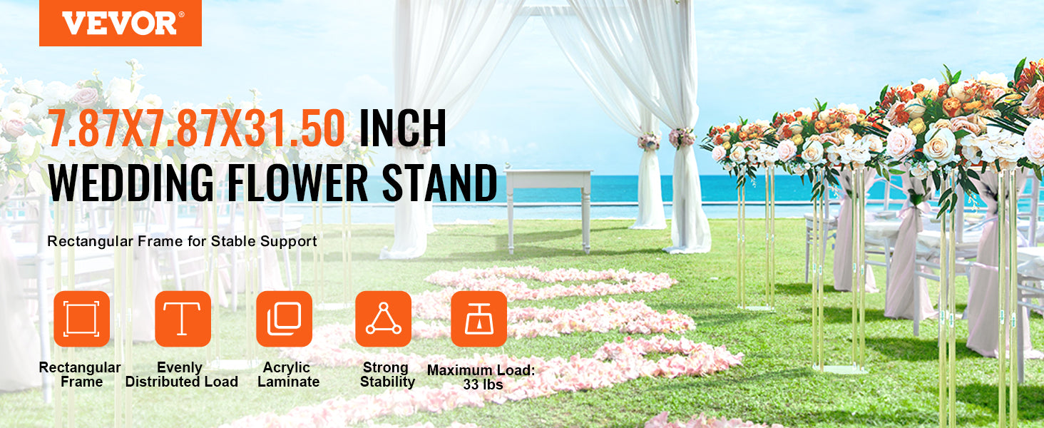 Wedding Flower Stand Floral Display Rack