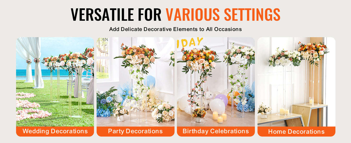 Wedding Flower Stand Floral Display Rack-2pcs 80cm A / United States
