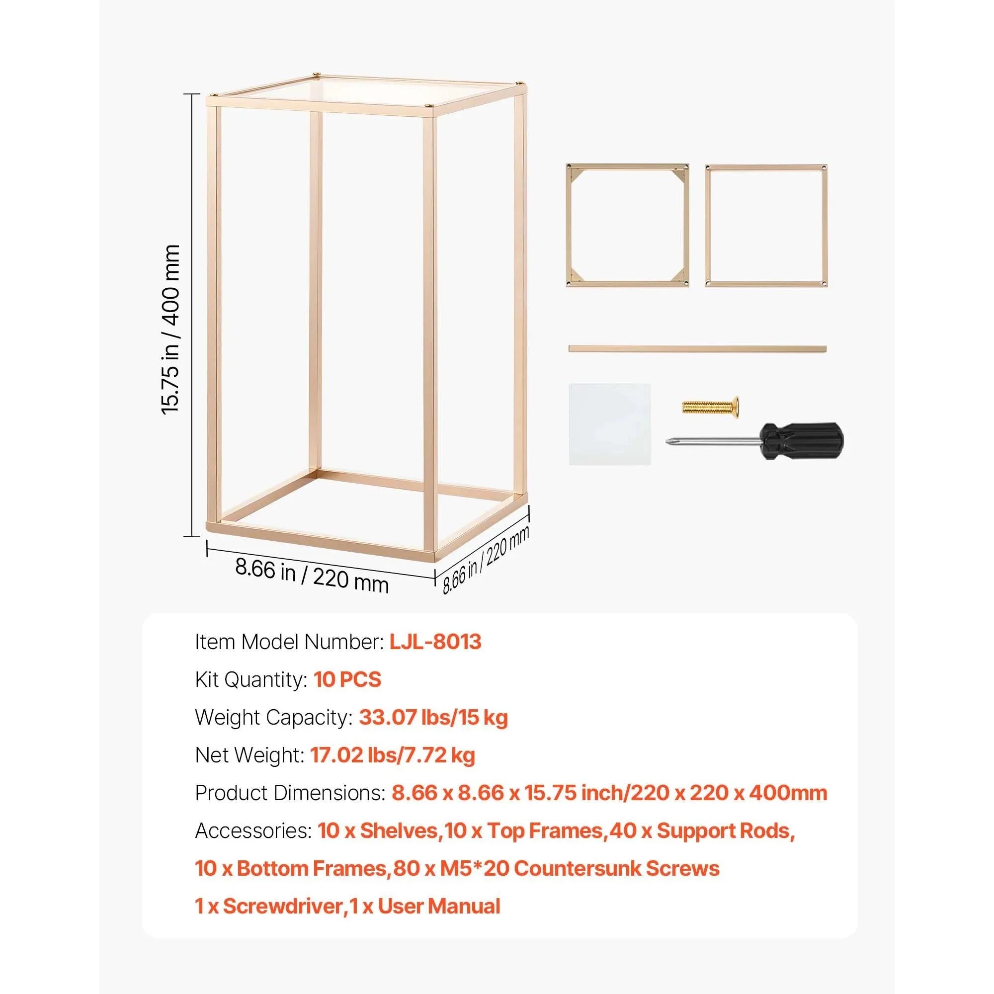 Wedding Flower Stand Floral Display Rack-2pcs 80cm A / United States