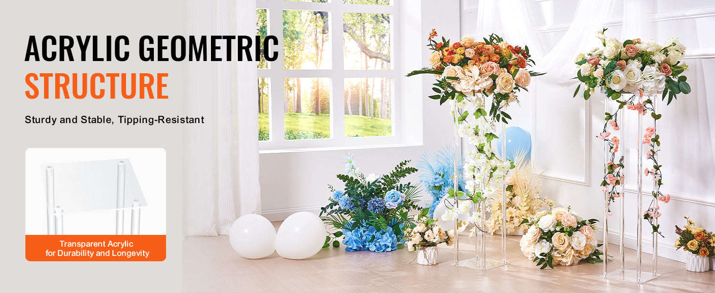 Wedding Flower Stand Floral Display Rack-2pcs 80cm A / United States