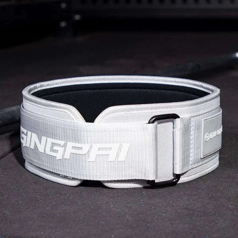 Weightlifting Waist Belt for Powerlifting and Gym Training-GP ZS  S Grey / M
