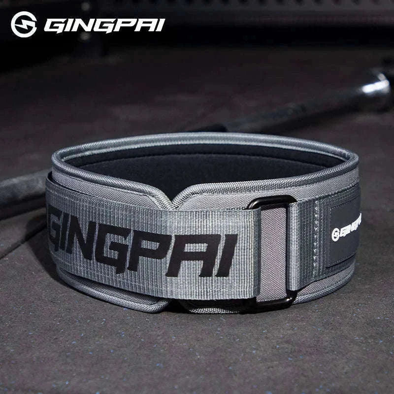 Weightlifting Waist Belt for Powerlifting and Gym Training-GP ZS  S Grey / M