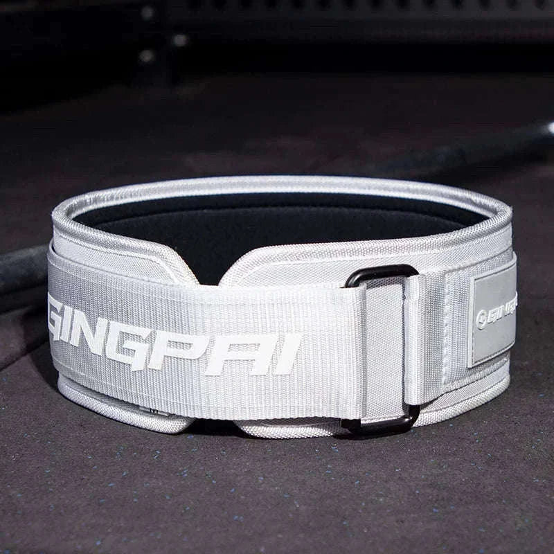 Weightlifting Waist Belt for Powerlifting and Gym Training-GP ZS  S Grey / M