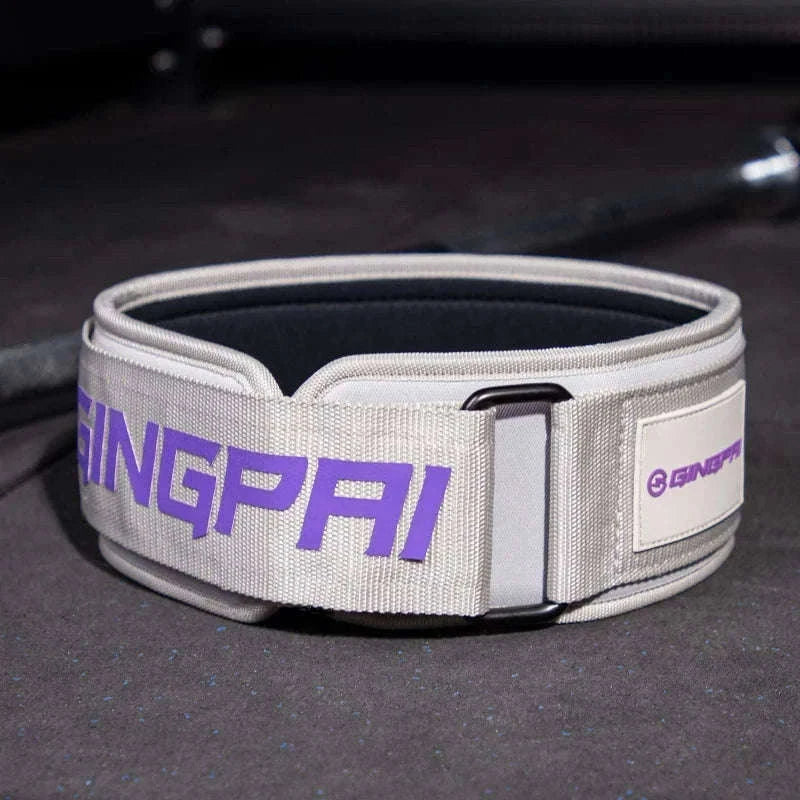 Weightlifting Waist Belt for Powerlifting and Gym Training-GP ZS  S Grey / M