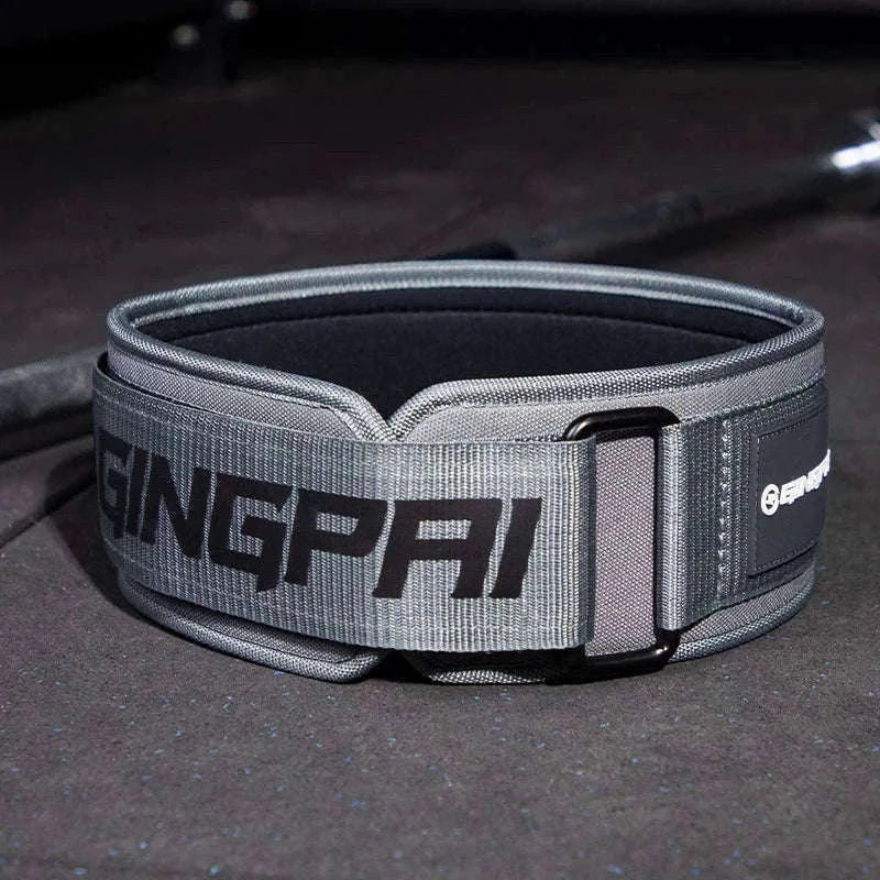 Weightlifting Waist Belt for Powerlifting and Gym Training-GP ZS  S Grey / M