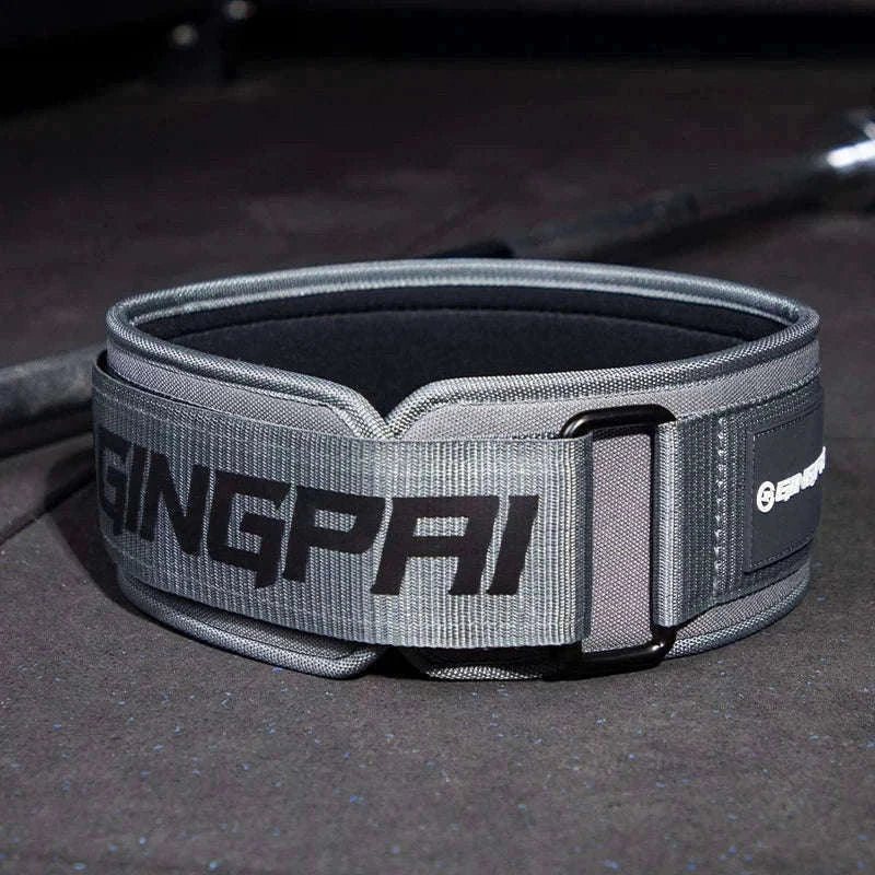 Weightlifting Waist Belt for Powerlifting and Gym Training-GP ZS  S Grey / M