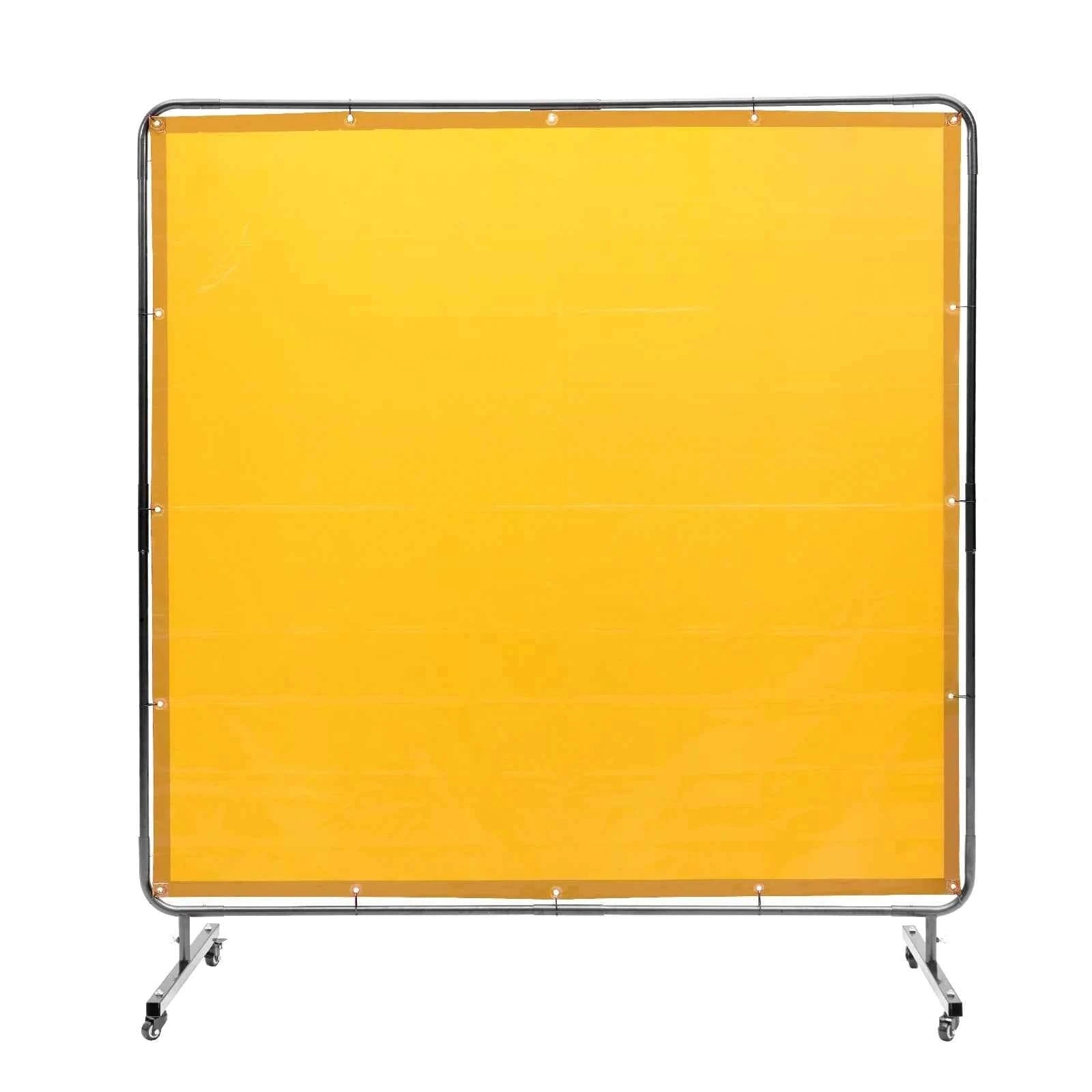Welding Screen Frame 6 x 6 ft Flame-Resistant Protection Screen-6x6 Red / United States