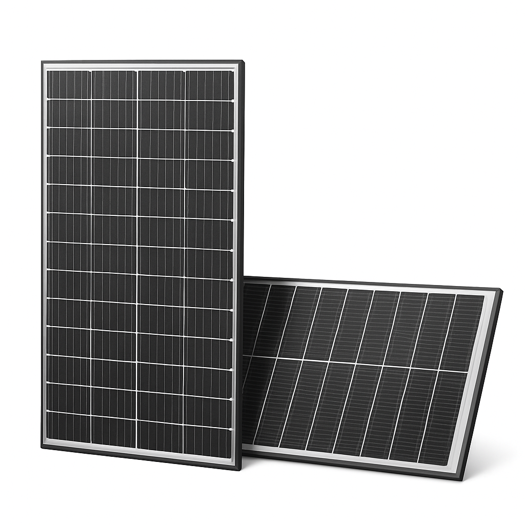 Painel Solar Rígido Monocristalino 12V 200W para Energia Fora da Rede
