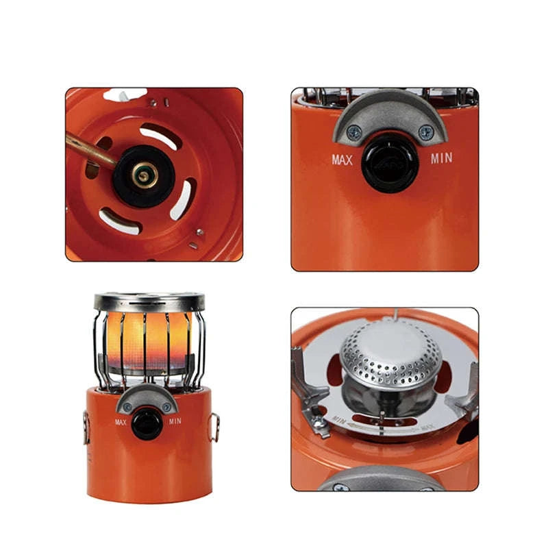 WESTTUNE Outdoor Gas Stove for Cooking and Heating-Orange