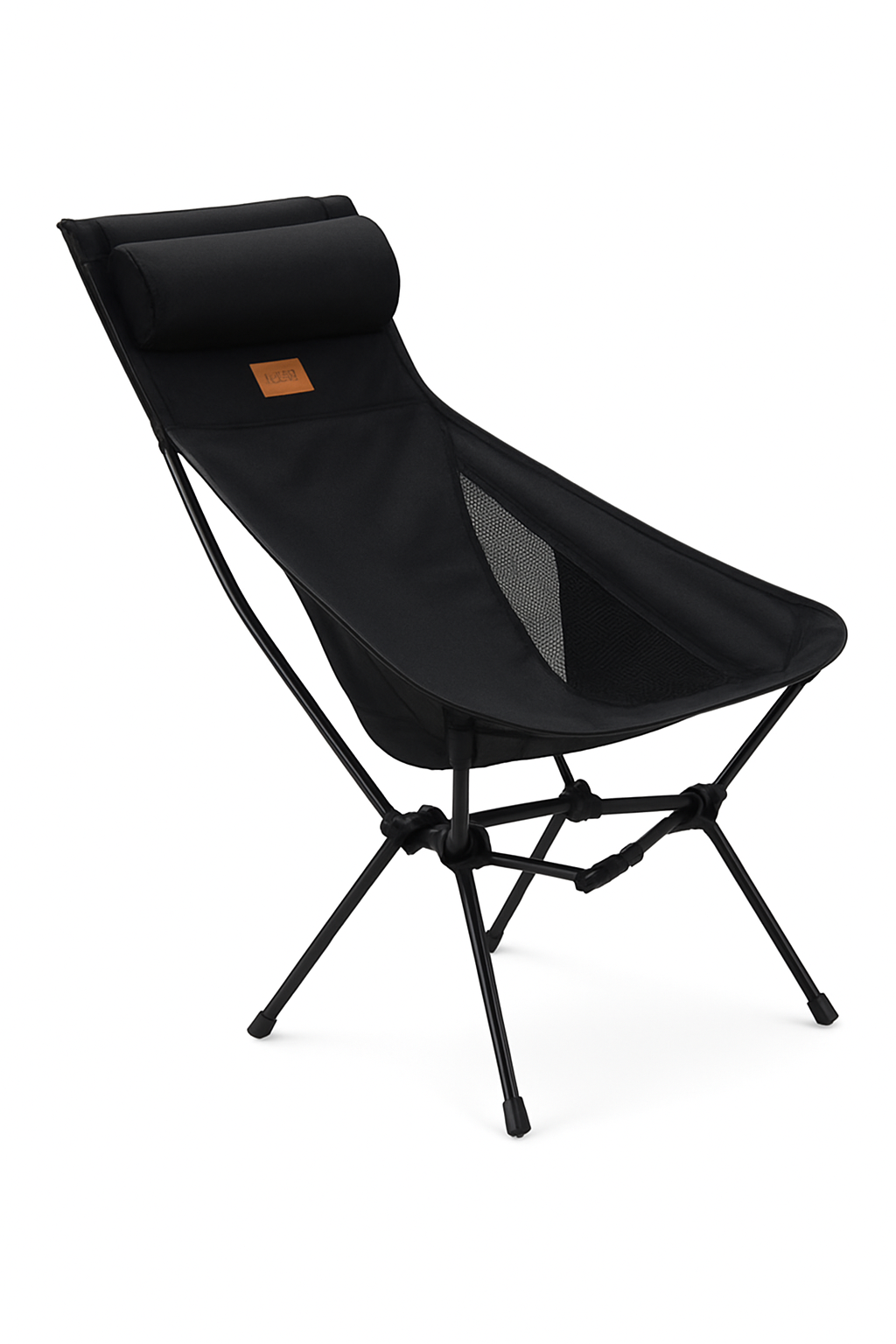 Portable Camping Chair with Headrest, 330 lb Folding Seat
