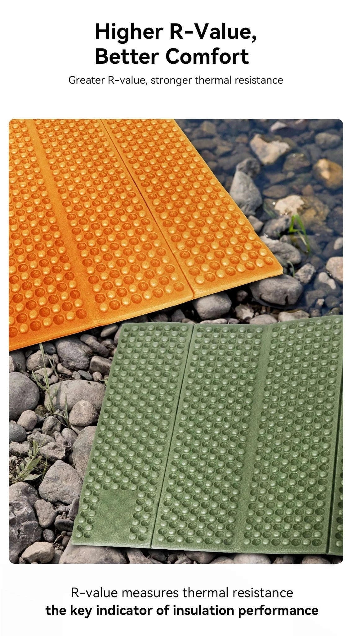 WESTTUNE XPE Egg Crate Sleeping Pad for Camping and Hiking-Purple / 60*185cm