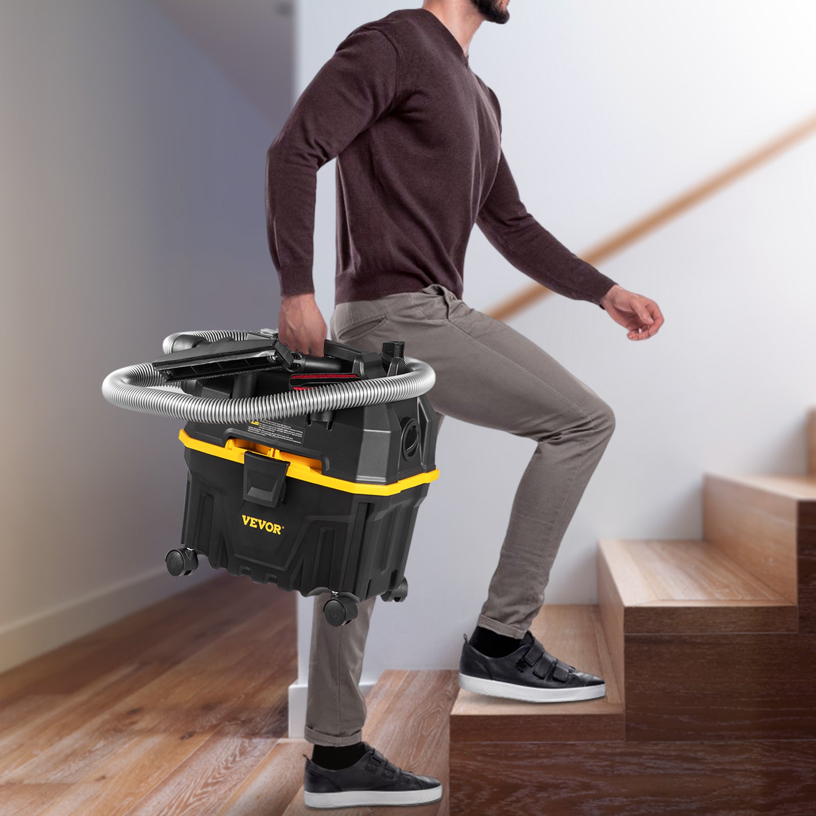 Ηλεκτρική Σκούπα Υγρών και Στερεών 15L 1200W με Ισχυρή Αναρρόφηση και Φυσητήρα