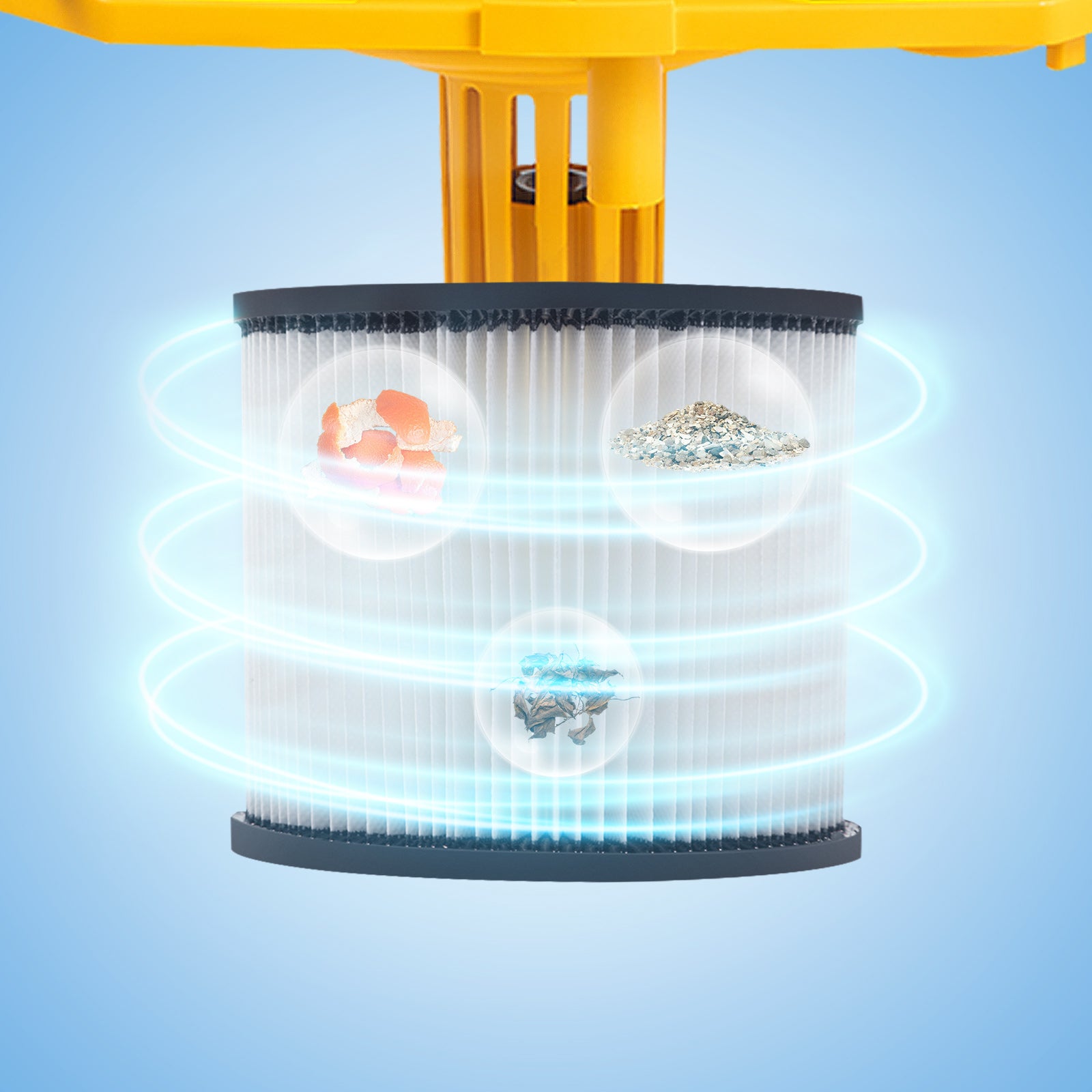 15L Wet Dry Vacuum Cleaner 1200W with Strong Suction & Blower