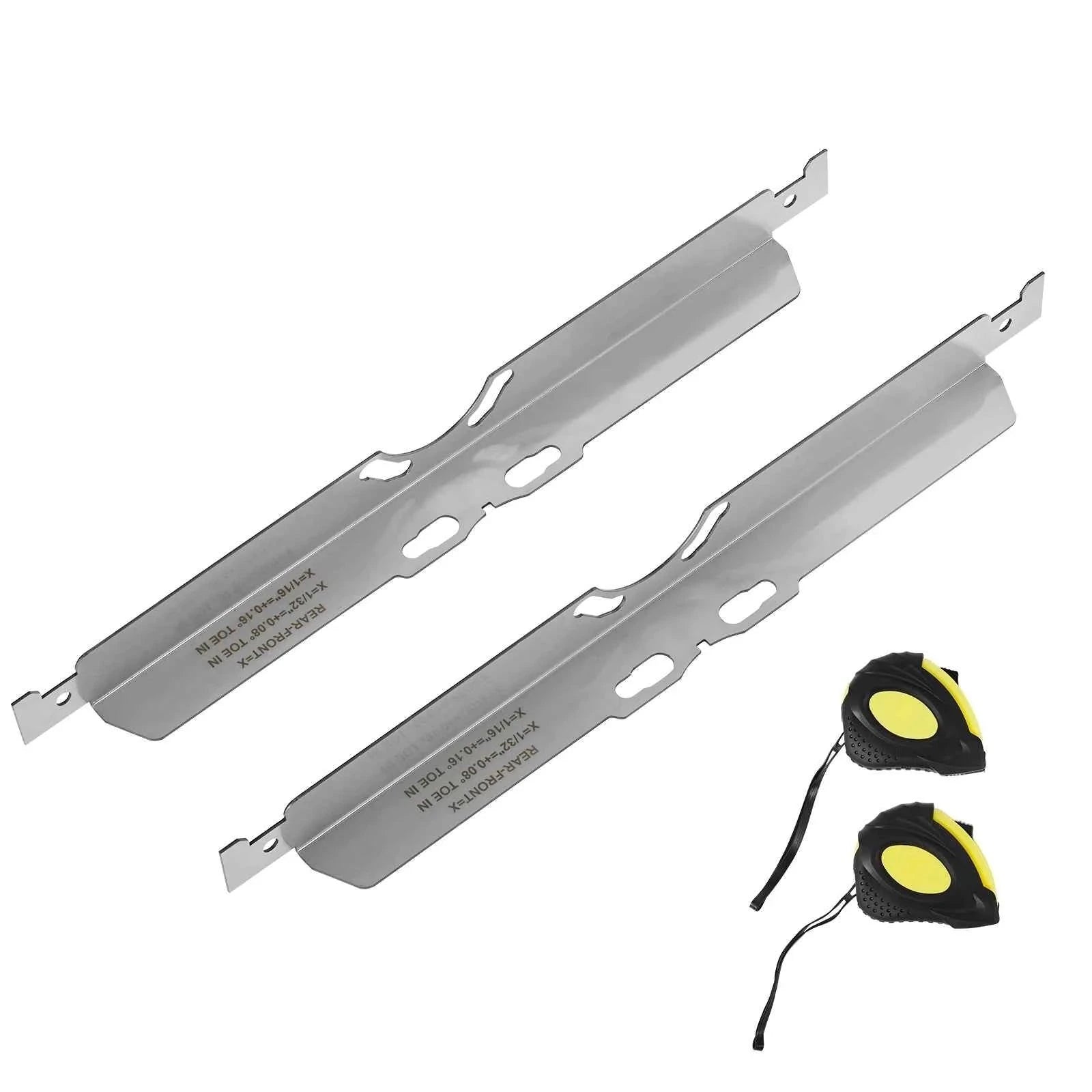 Wheel Alignment Tool 2-Pack Toe Alignment Plates Stainless Steel-United States