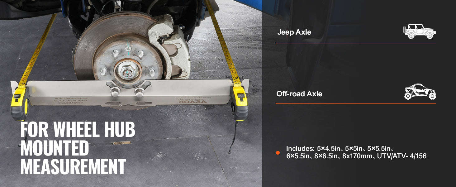 Wheel Alignment Tool 2-Pack Toe Alignment Plates Stainless Steel-United States