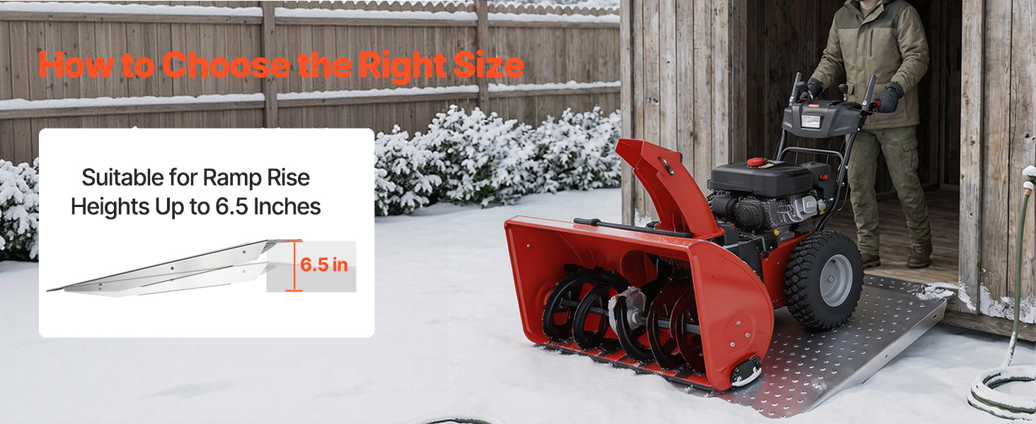 SucceBuy 29,5x24,3 in Ajtó küszöb rámpa 750 lb Nem csúszós platform alu kerekesszékkel terheléssel járó küszöbök rámpája ajtókhoz, otthoni lépcsőkhez