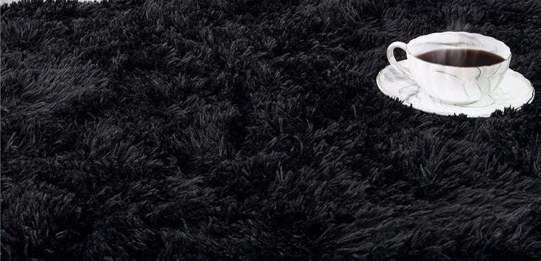 White Fluffy Pink Rug for Modern Living Rooms-Sky Blue / 80x200cm 31x78inch