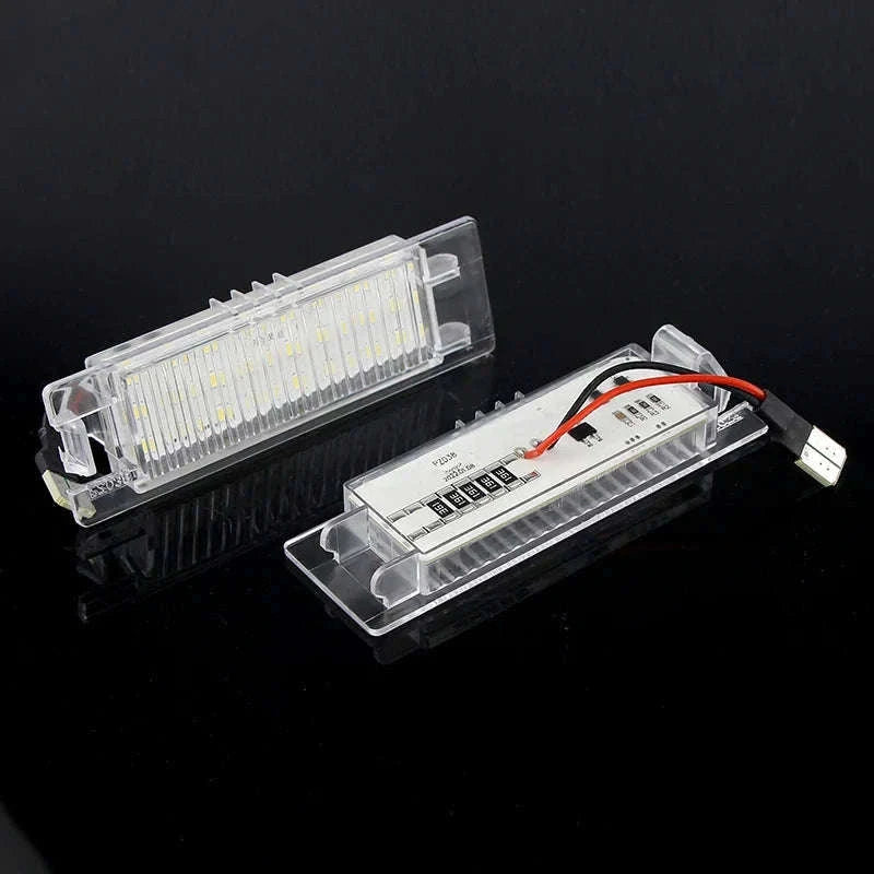White LED License Plate Lamp for T10 Halogen Replacement-2pcs Led Lights / China Mainland