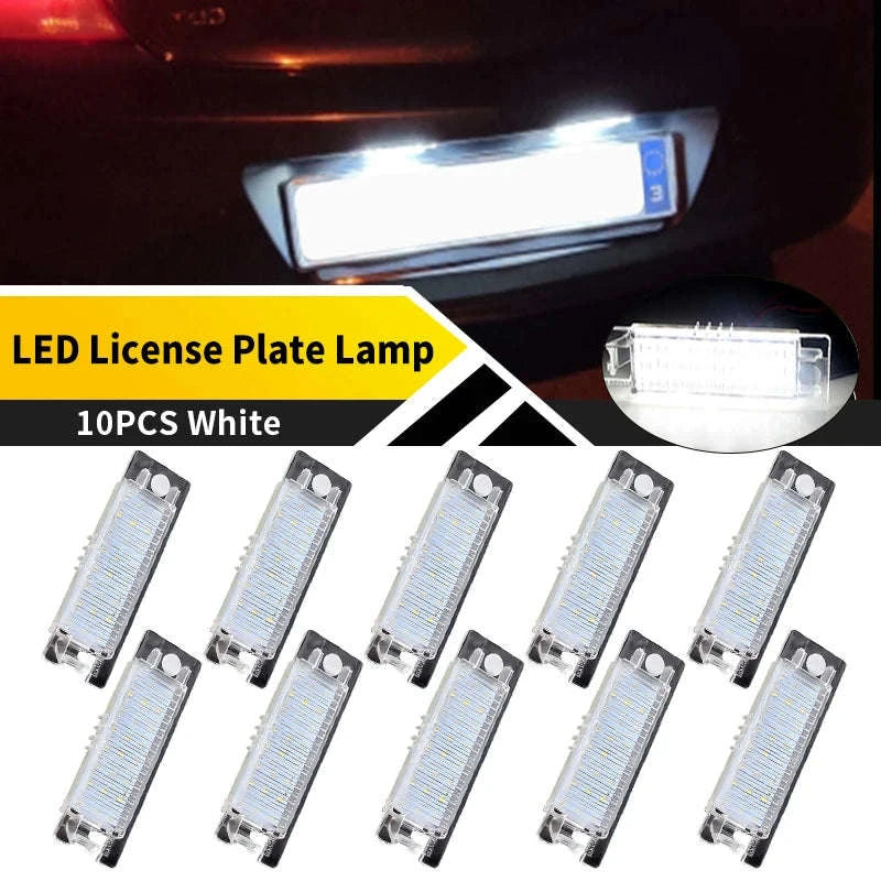 White LED License Plate Lamp for T10 Halogen Replacement-2pcs Led Lights / China Mainland