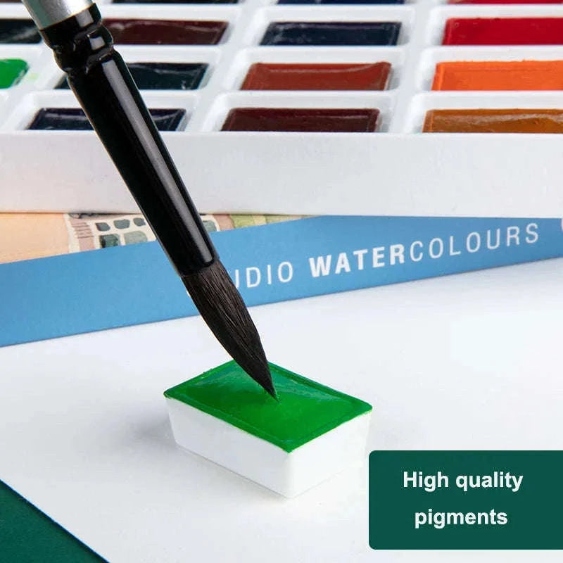 White Nights Sonnet Artists Watercolor Paint Set-16 Colors