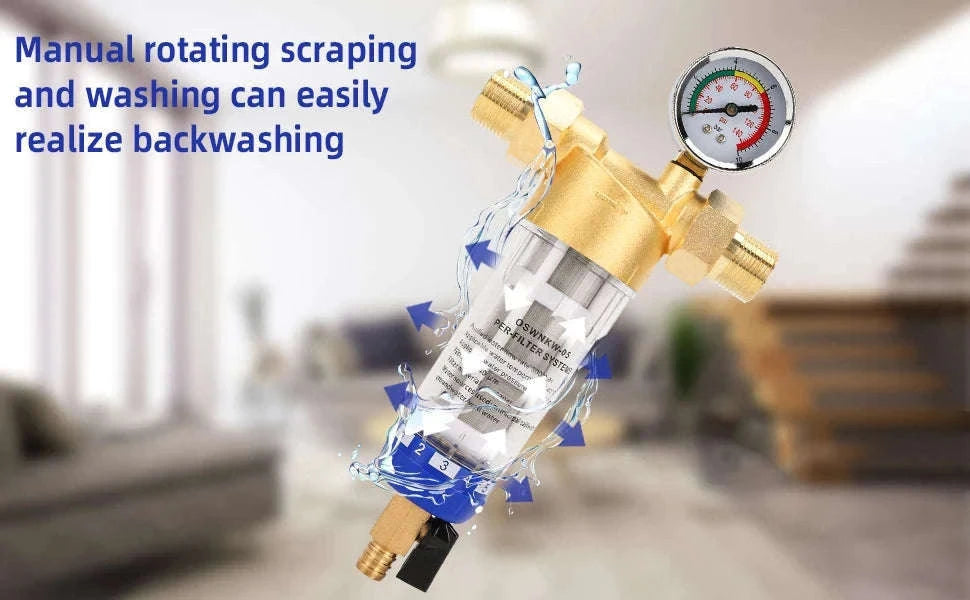 Whole House Spin Down Sediment Water Filter Pre-Filter System-filter element