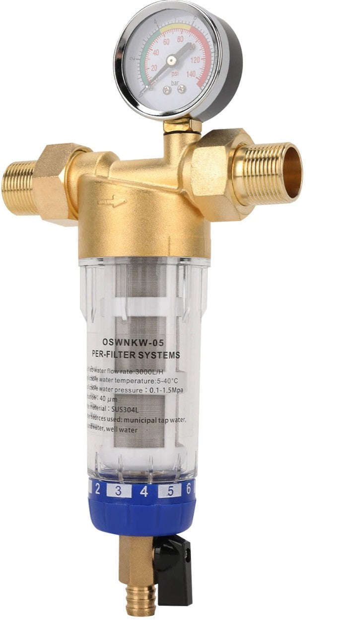 Whole House Spin Down Sediment Water Filter Pre-Filter System-filter element